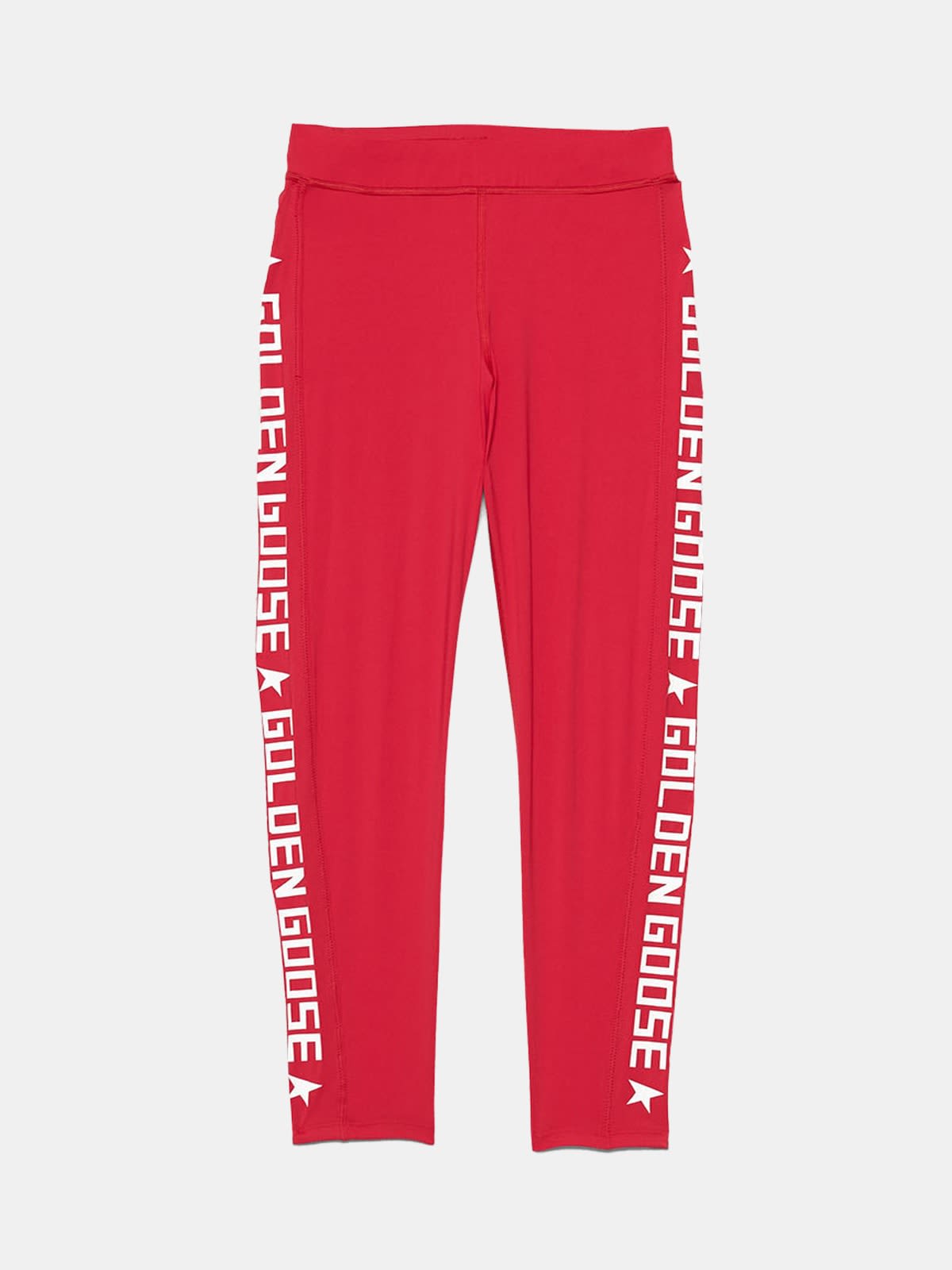 Nori leggings in technical fabric with printed logo