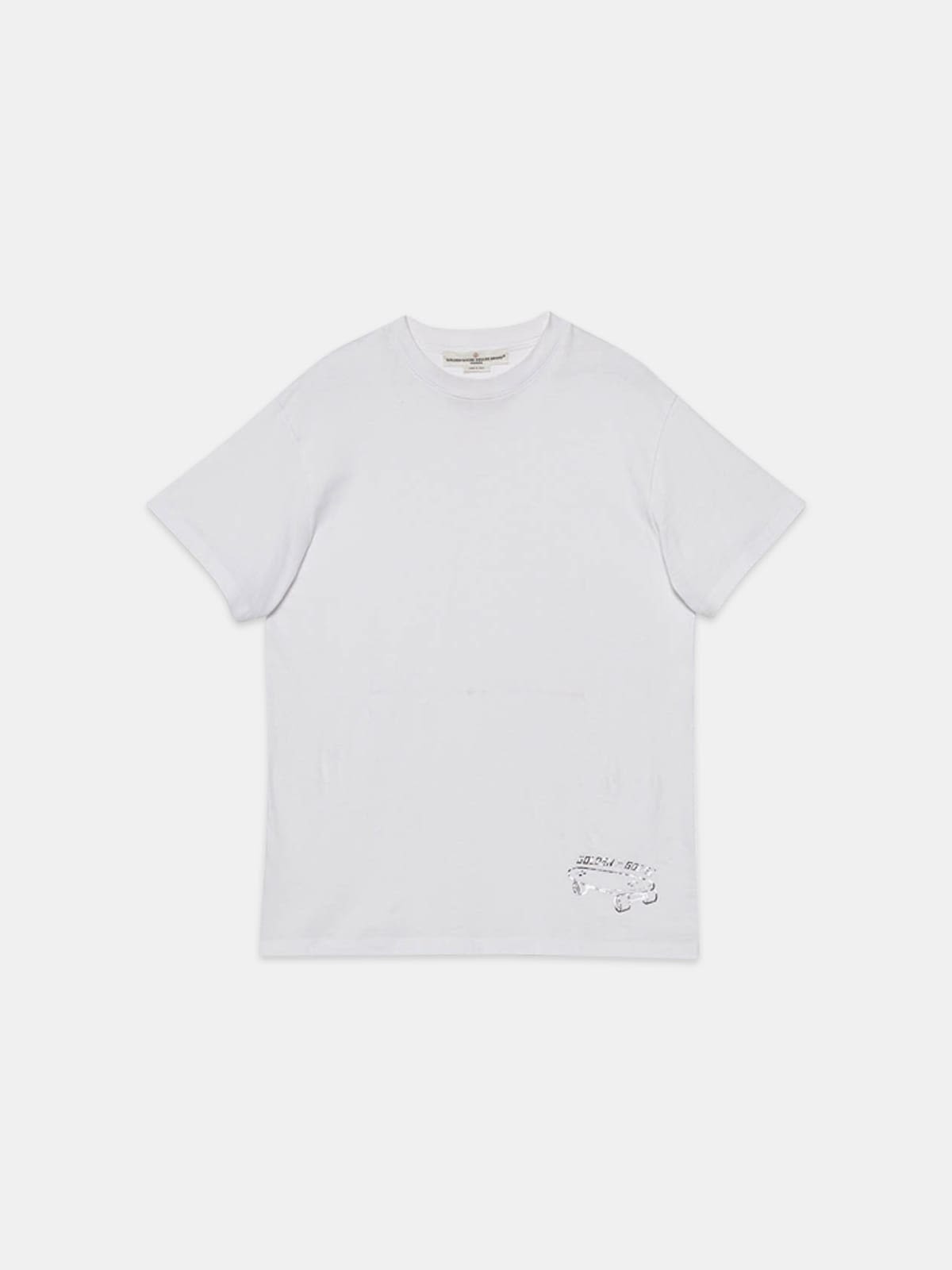 Golden T-shirt with Skateboard print
