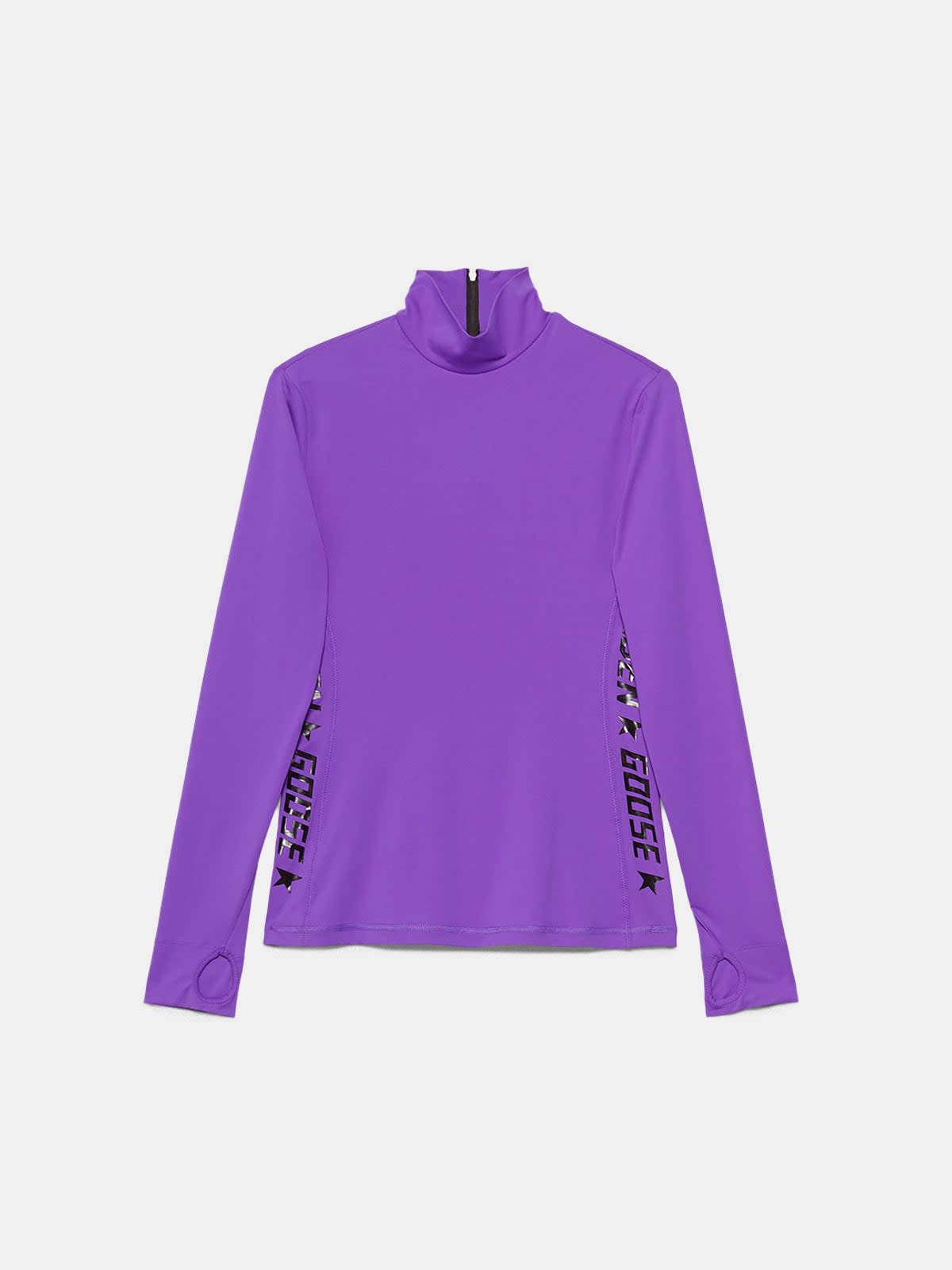 Kubora turtleneck pullover with contrast logo