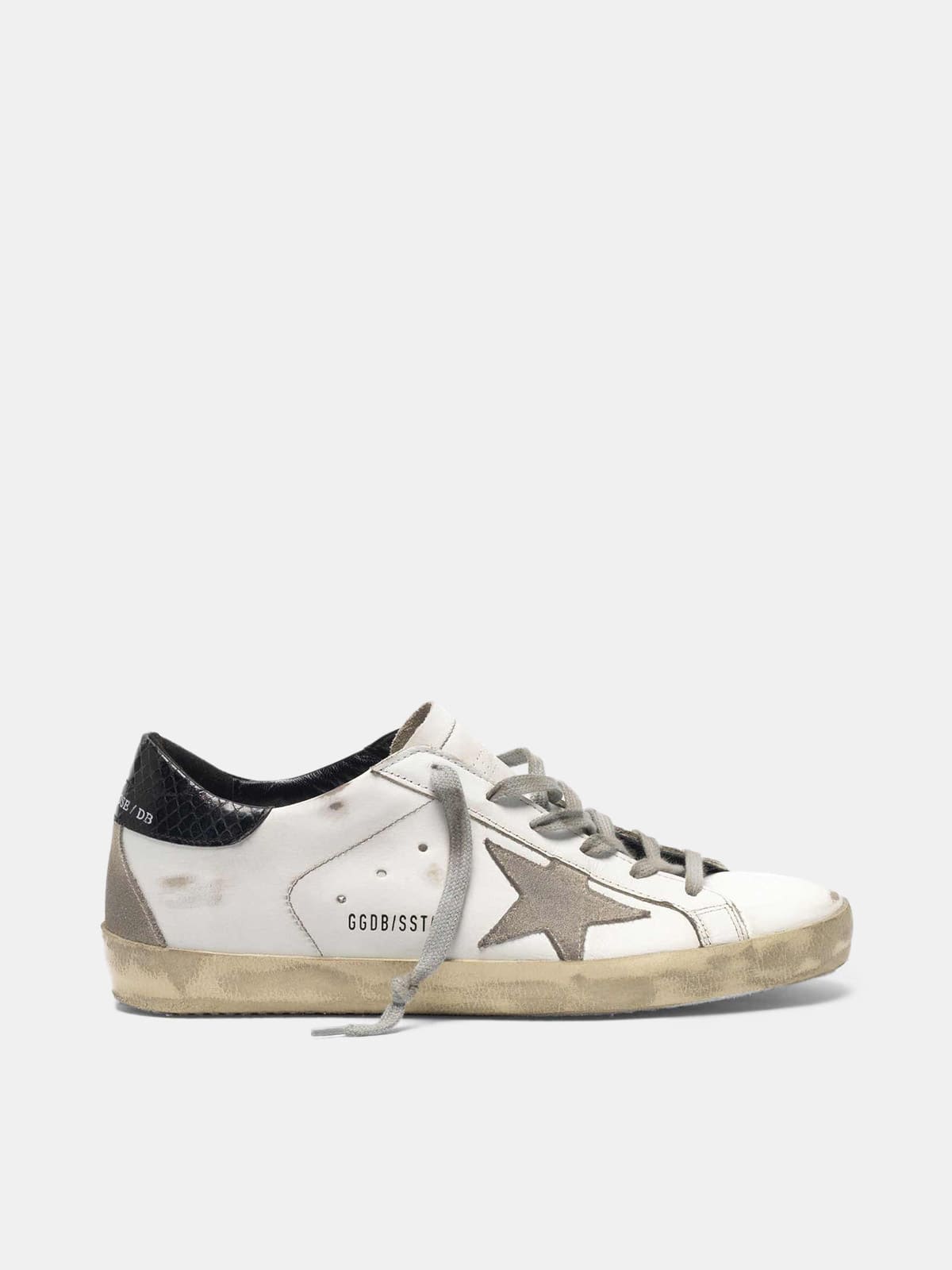 Super-Star sneakers with printed glossy leather heel tab