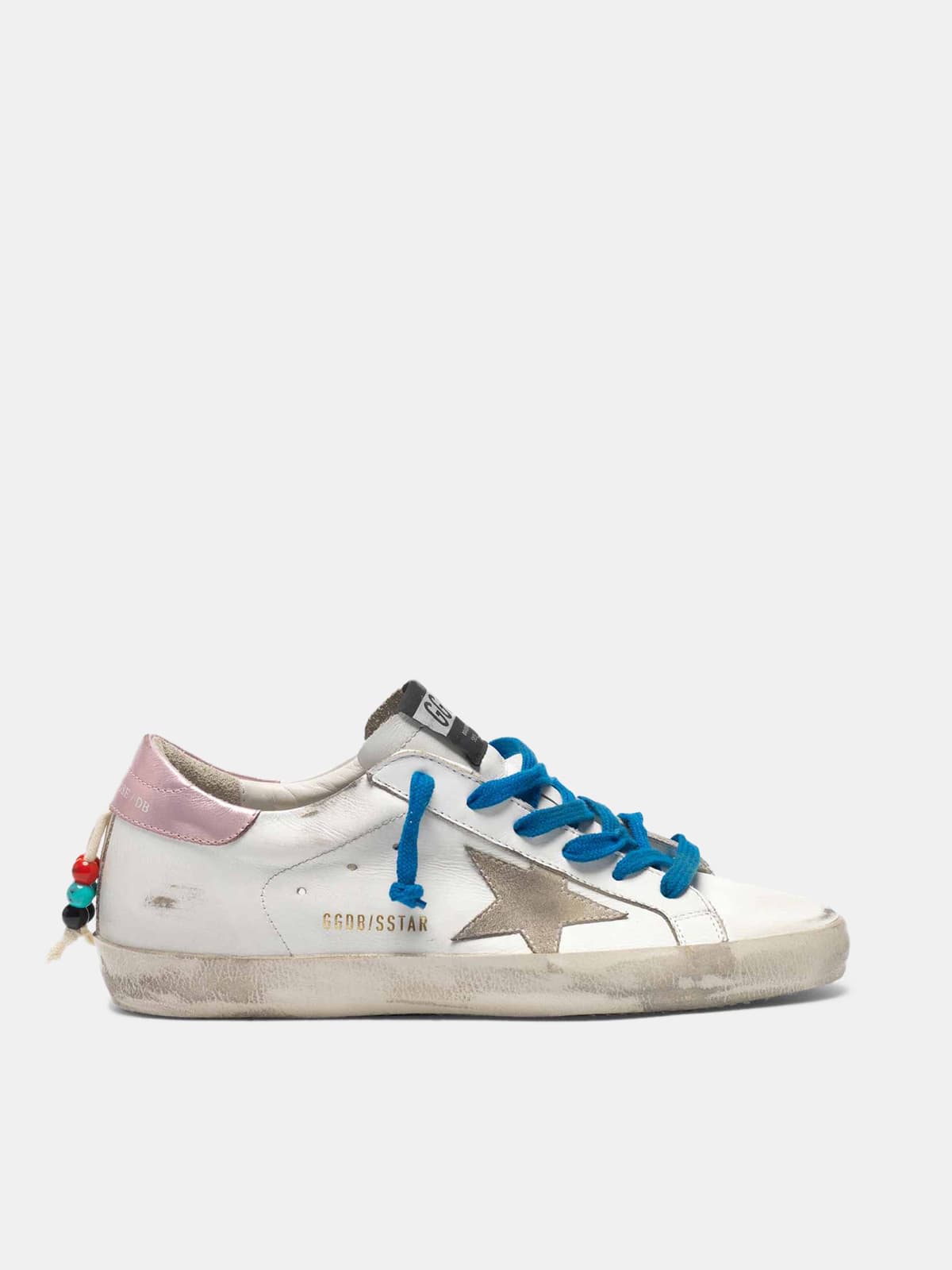 Super-Star sneakers with a row of beads on the back