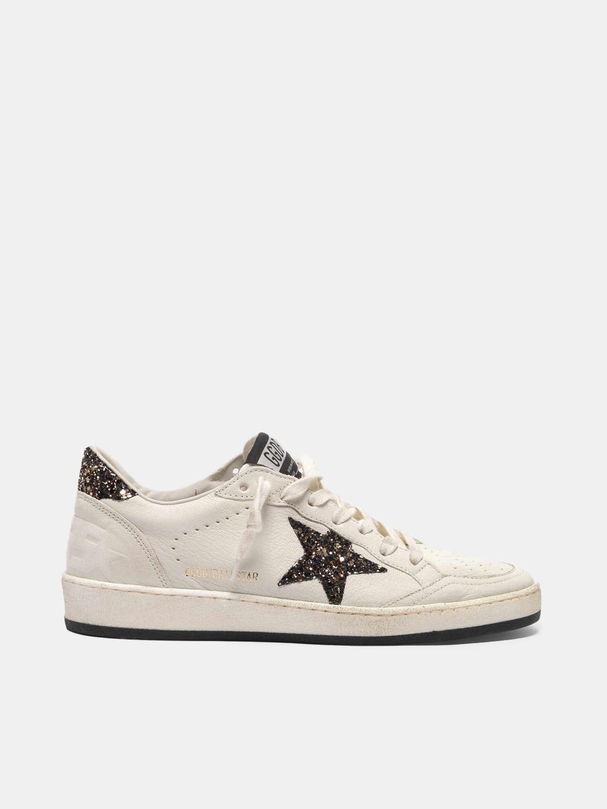 Ball Star sneakers with GGDB star and glittery heel tab