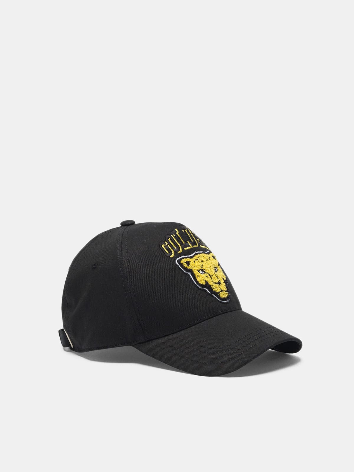 Larry black baseball cap with logo