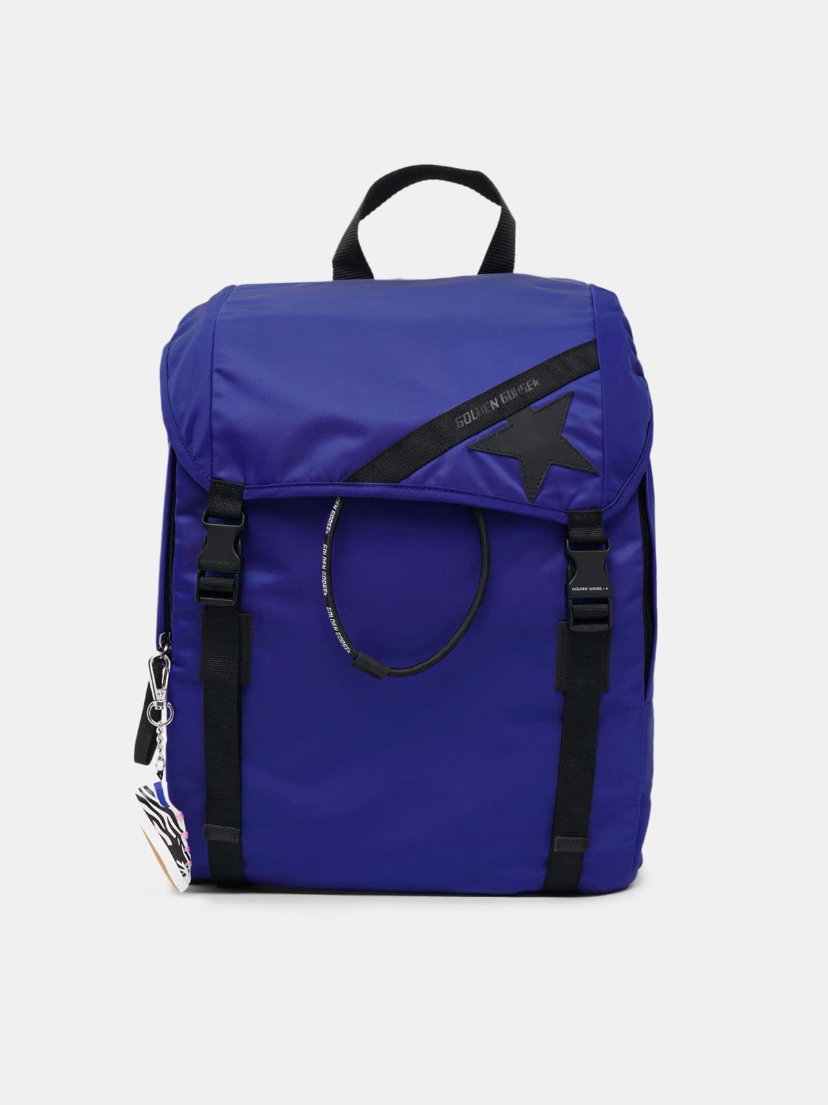 Royal blue nylon Journey backpack