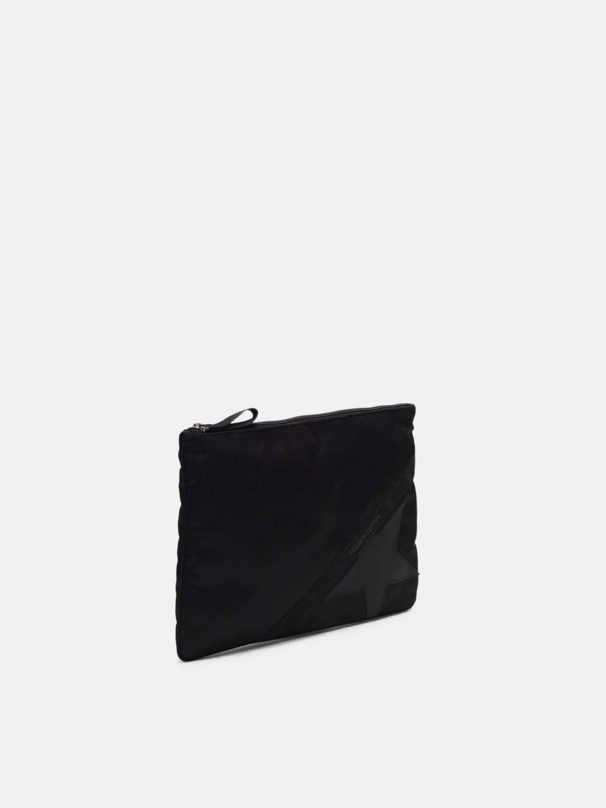 Large black nylon Journey pouch