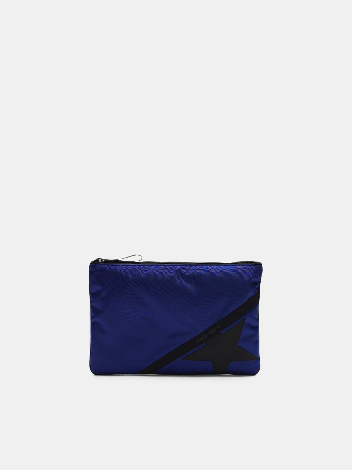Large royal blue nylon Journey pouch