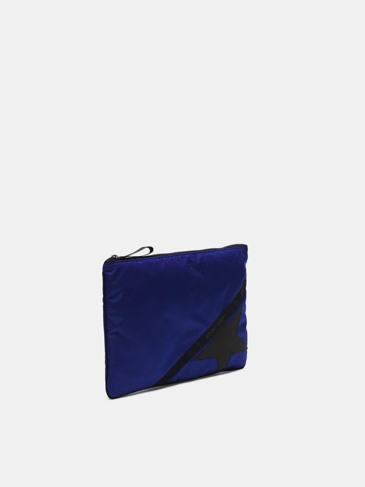Large royal blue nylon Journey pouch