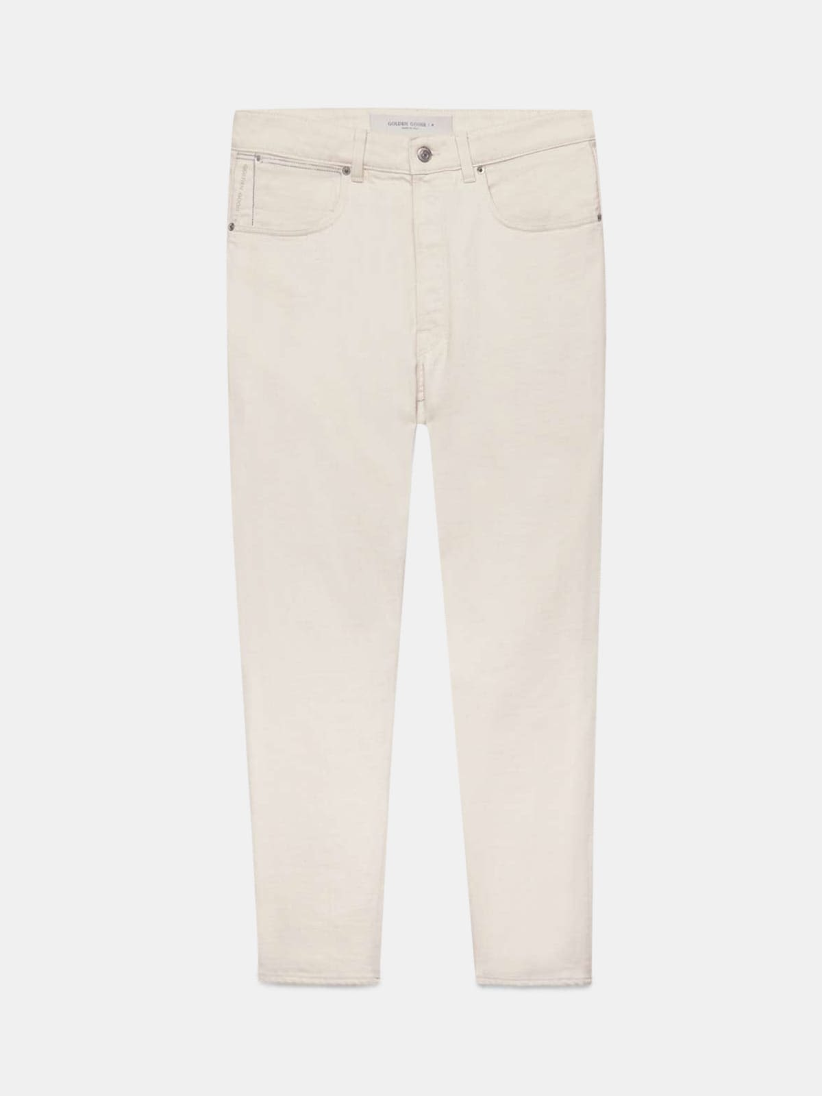 White UP jeans in cotton bull