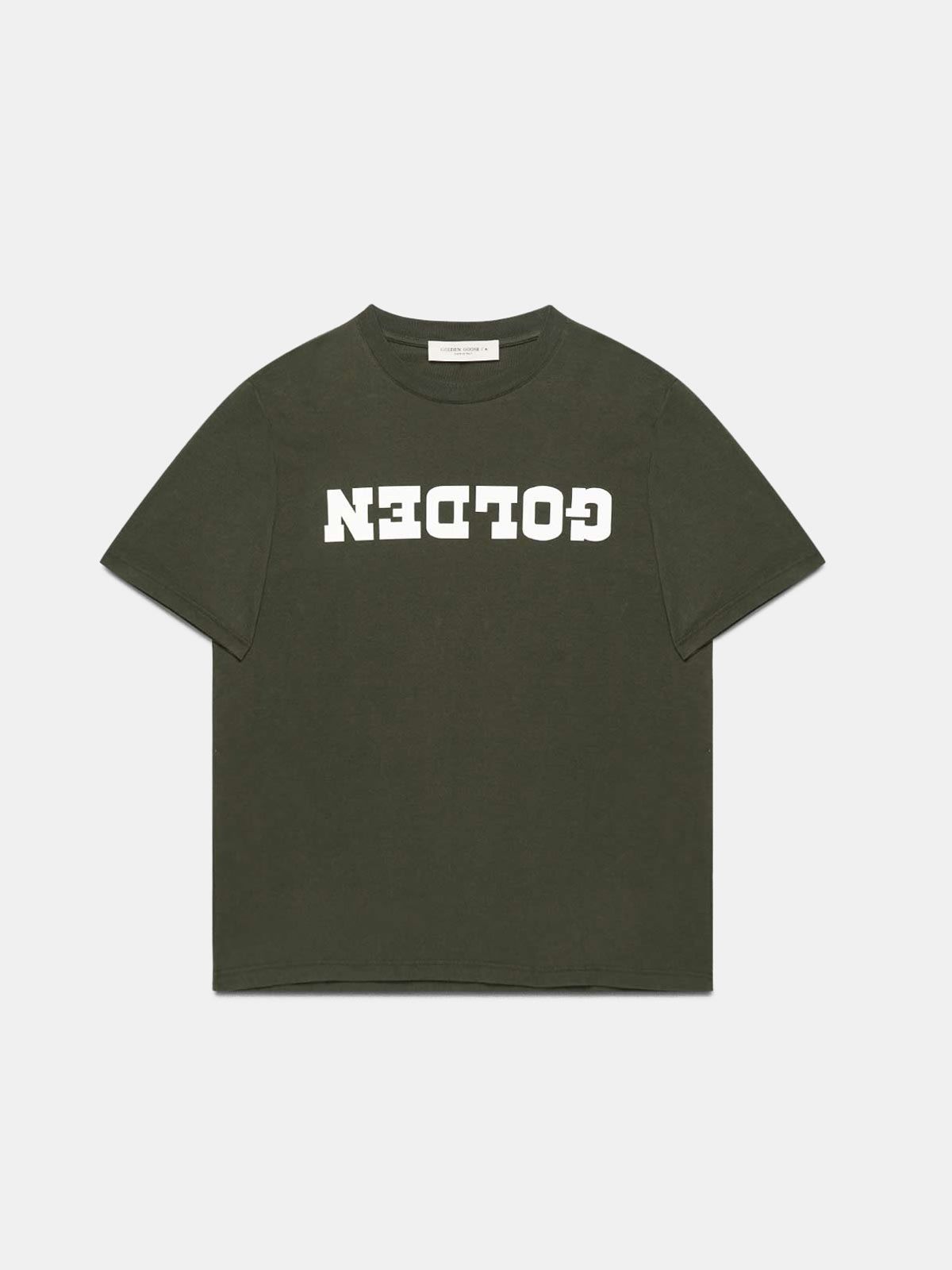 Green Golden T-shirt with contrasting print