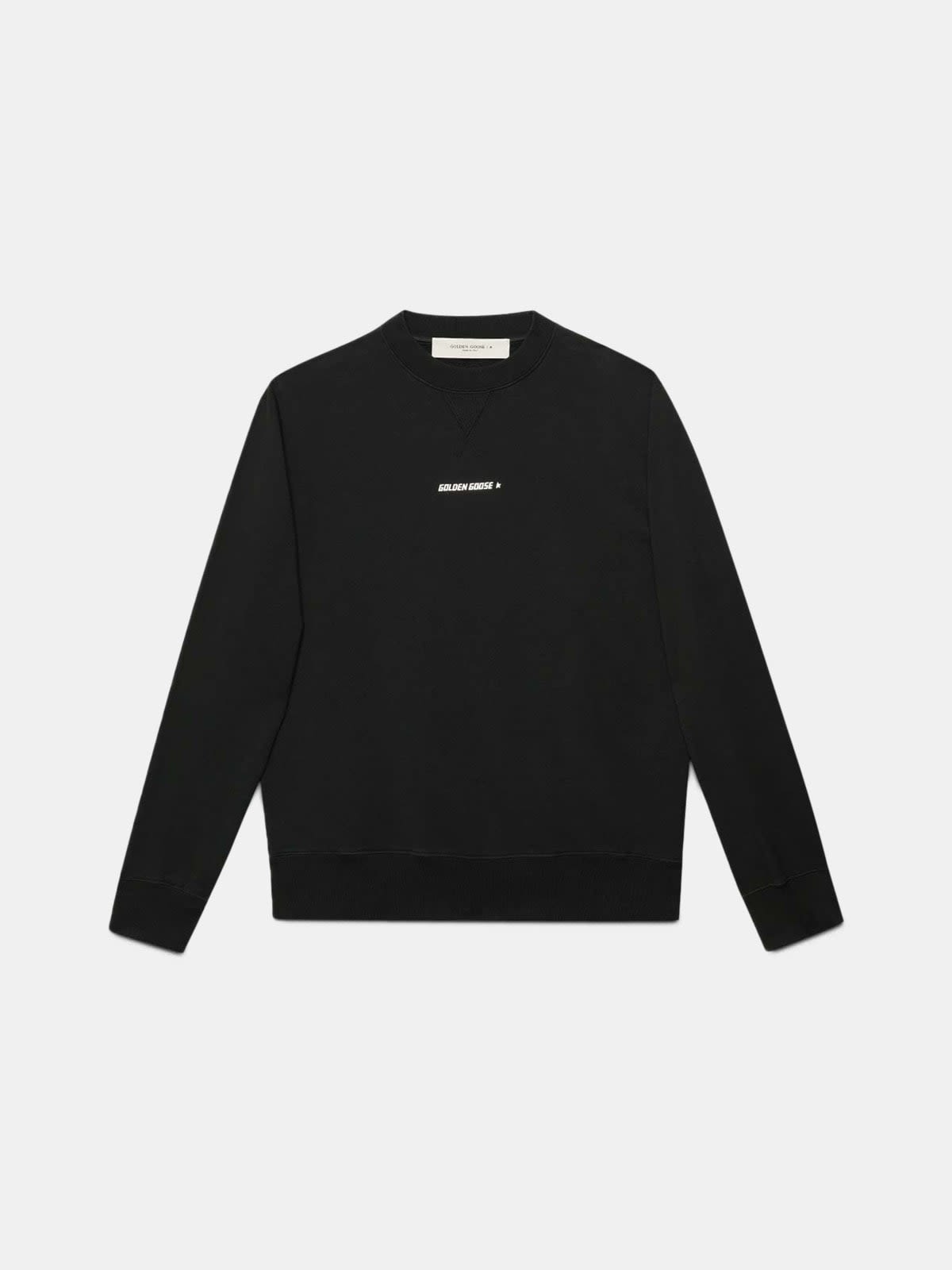 Black Golden sweatshirt with flag print on the back