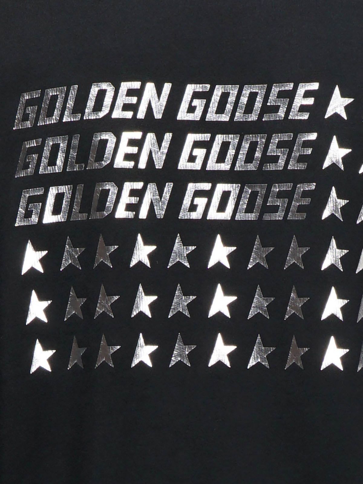 Black Golden sweatshirt with flag print on the back