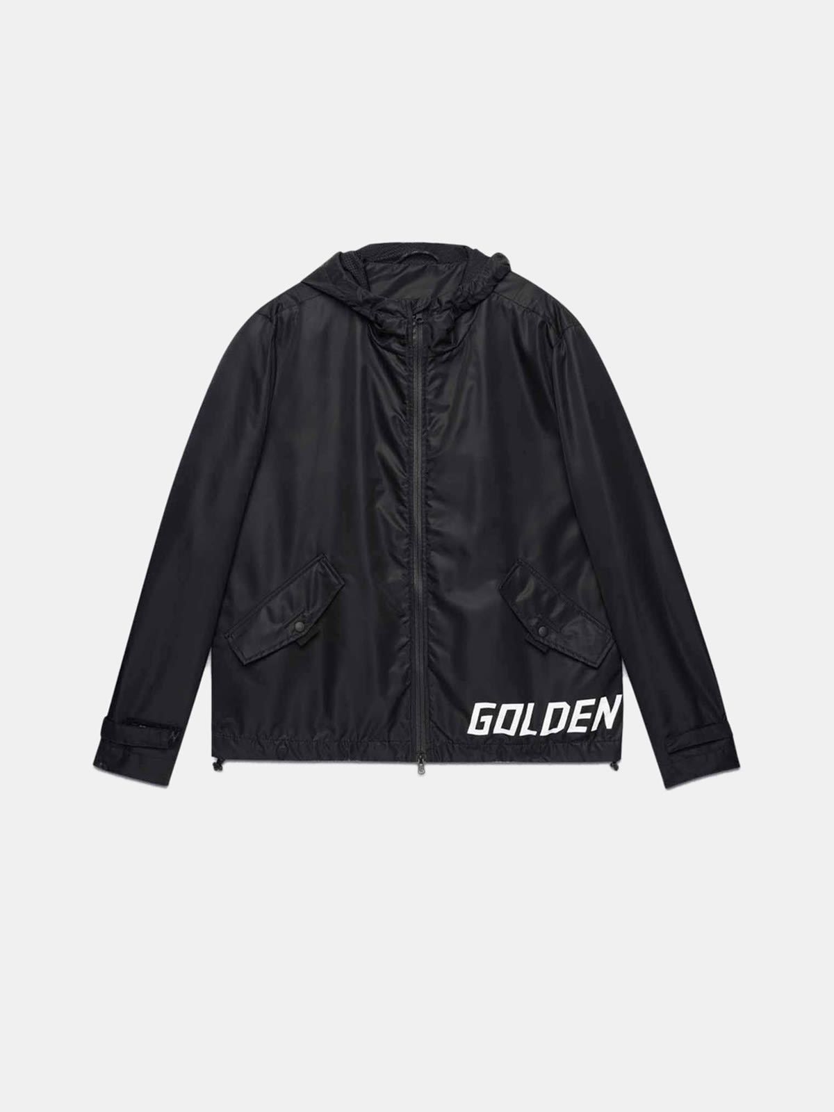 Black Jacob windcheater with logo