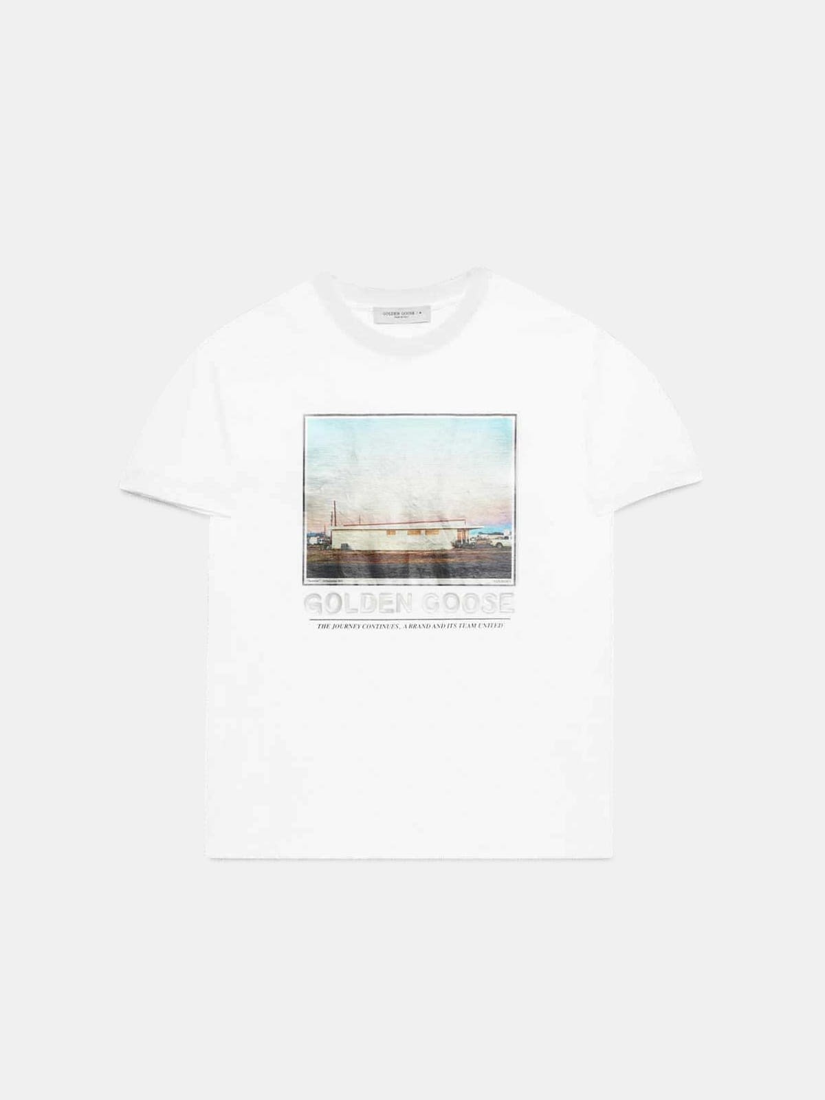 Parker T-shirt with motel photograph print