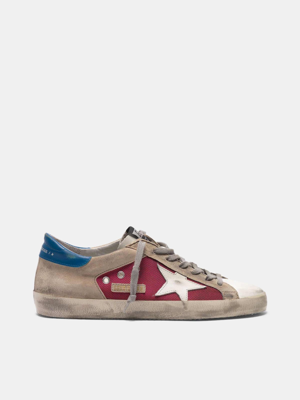 Super-Star sneakers in grey suede and mesh