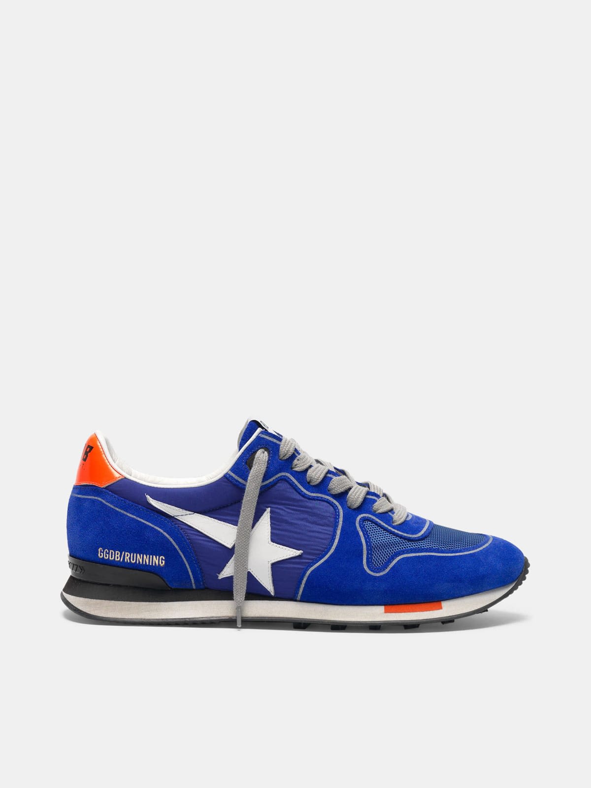 Electric blue Running sneakers with white star
