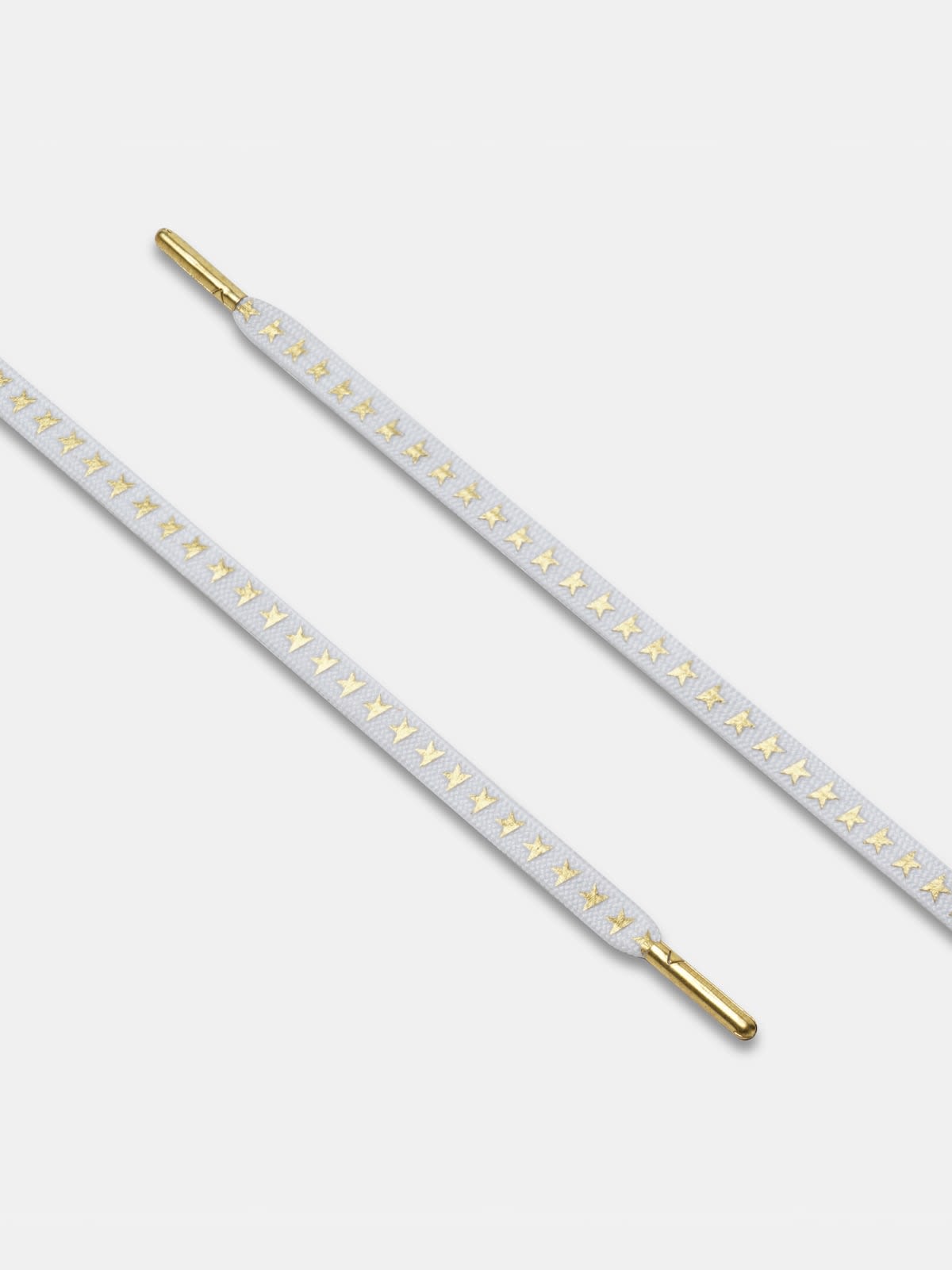 Women's white laces with gold stars
