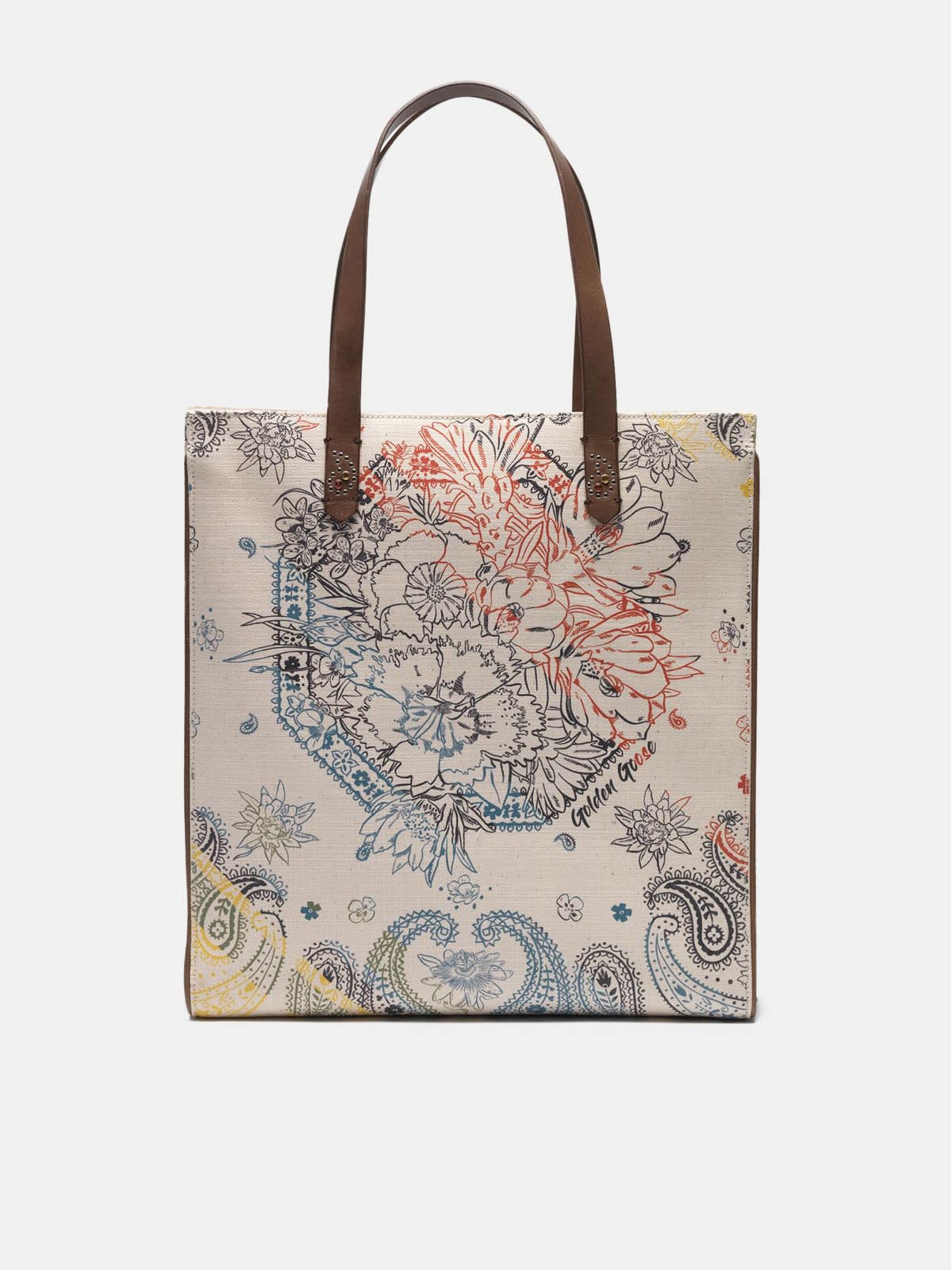 North-South California Bag with bandana print