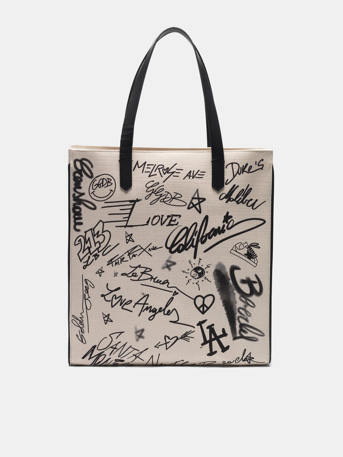 Graffiti print North-South California Bag