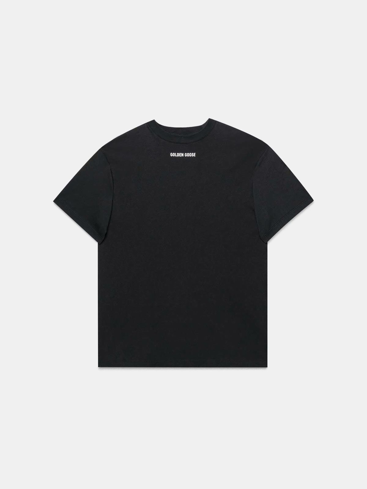 Black Golden T-shirt with print on the back