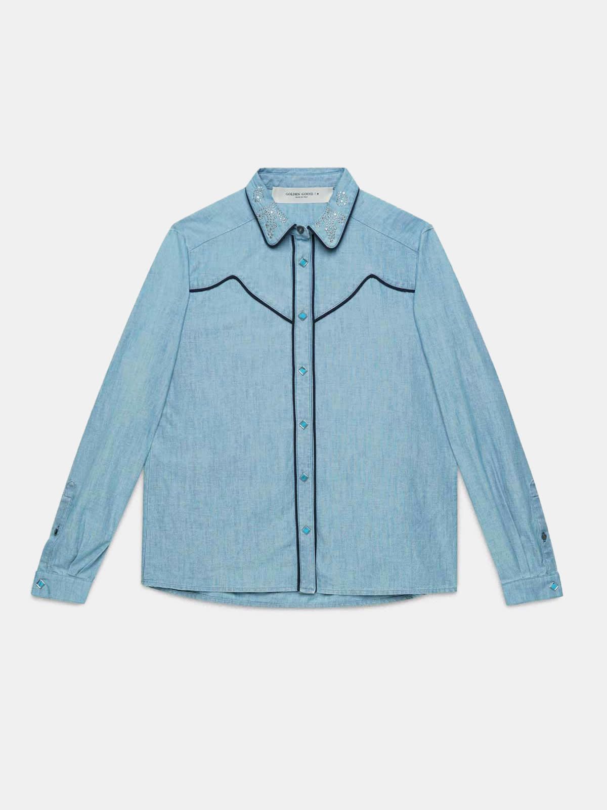 Alexa shirt in cotton denim