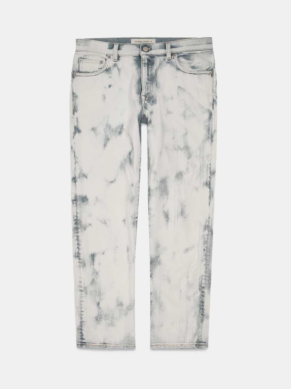 Amy boyfriend jeans in denim with spots