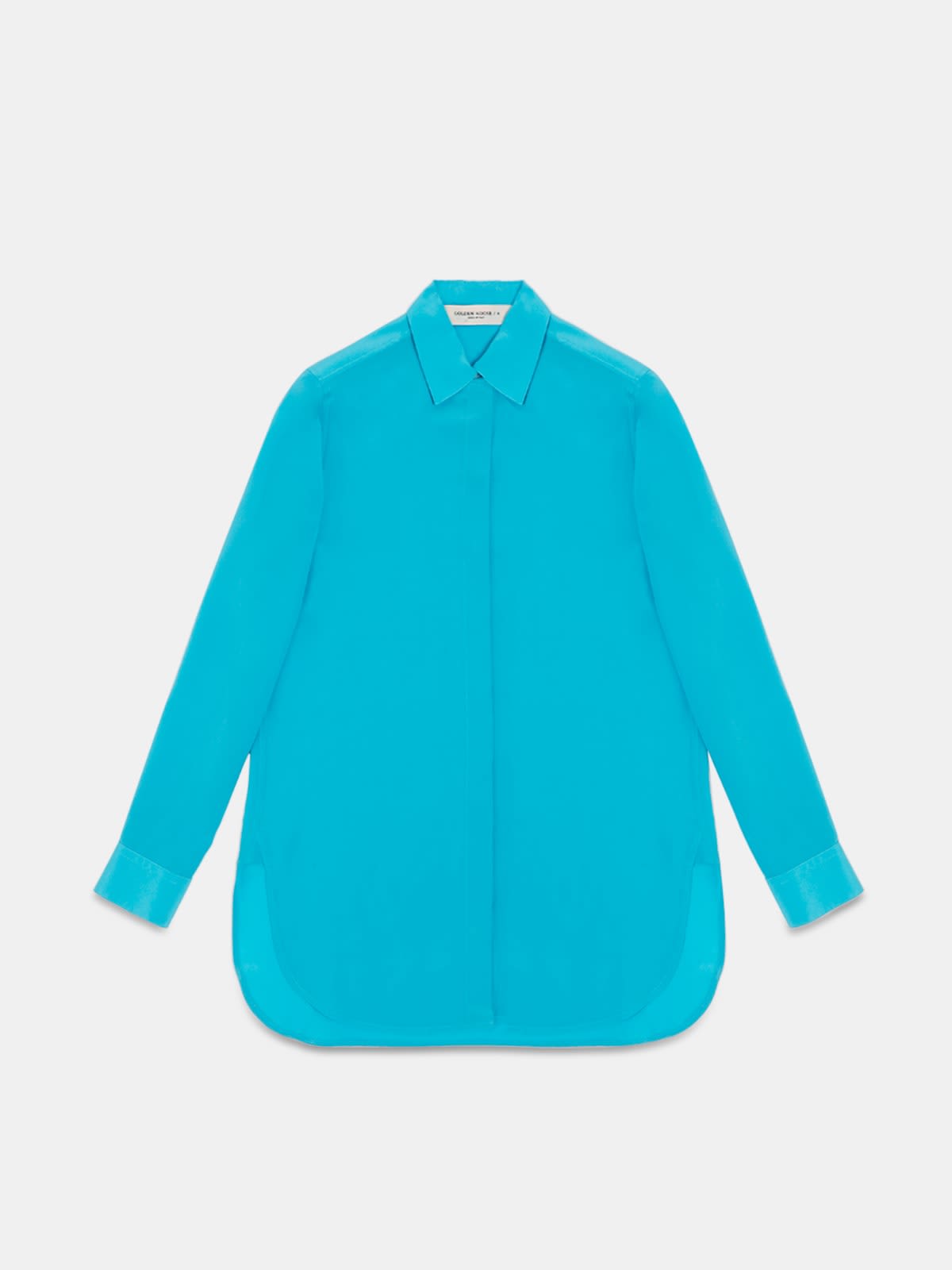 Alice silk shirt in blue
