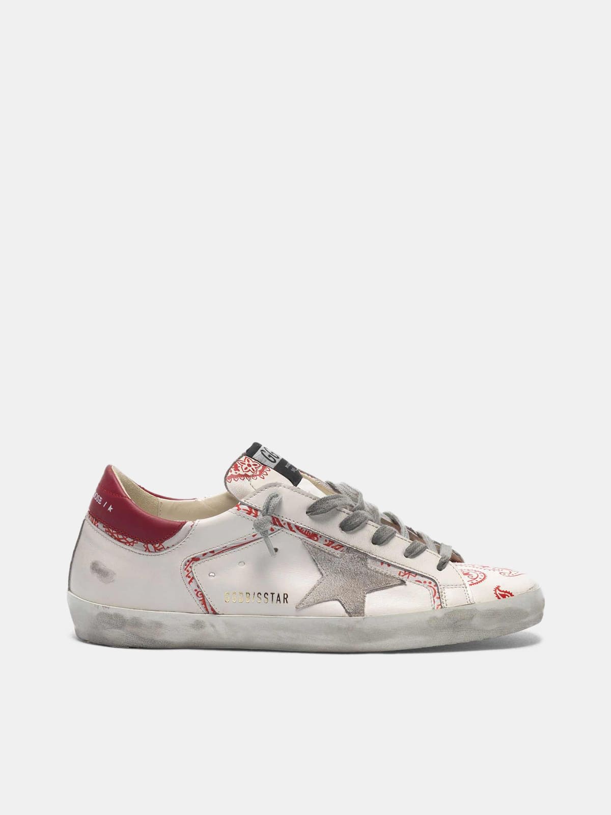 Super-Star sneakers with bandana print