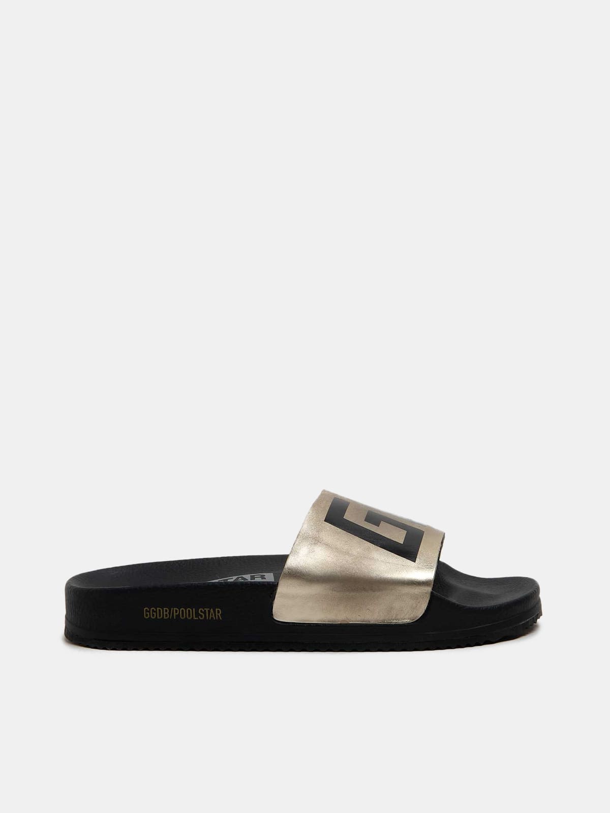 Women??s Poolstars with gold strap