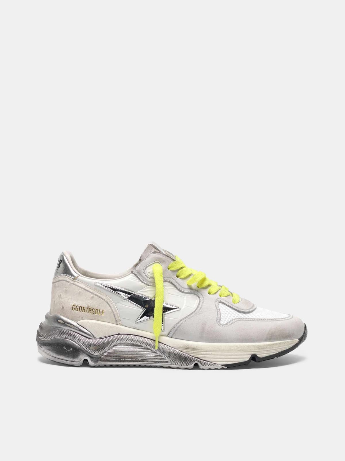 Patchwork shades Running Sole sneakers with silver star