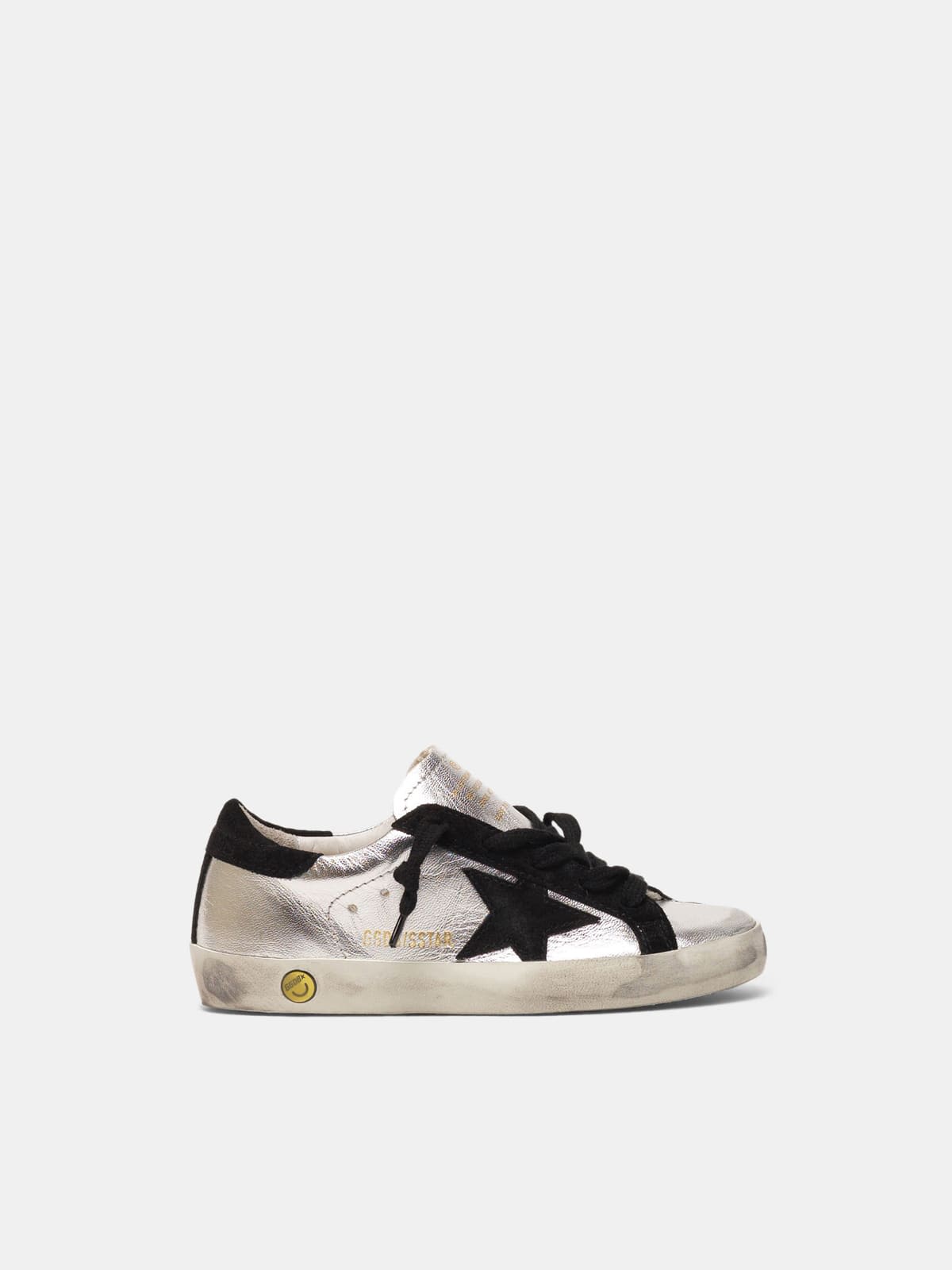 Super-Star sneakers in laminated leather