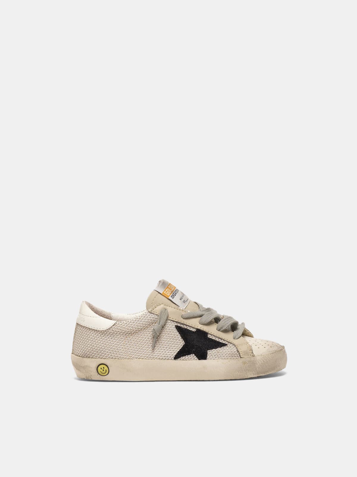 Super-Star sneakers in hi-tech fabric with nubuck star