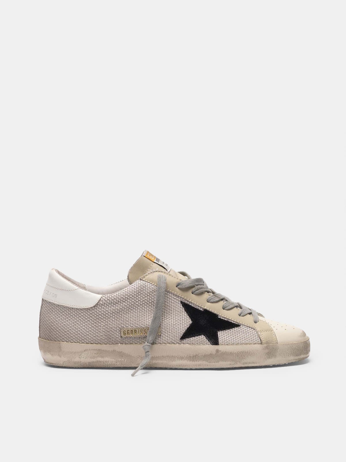 Super-Star sneakers in leather with mesh insert
