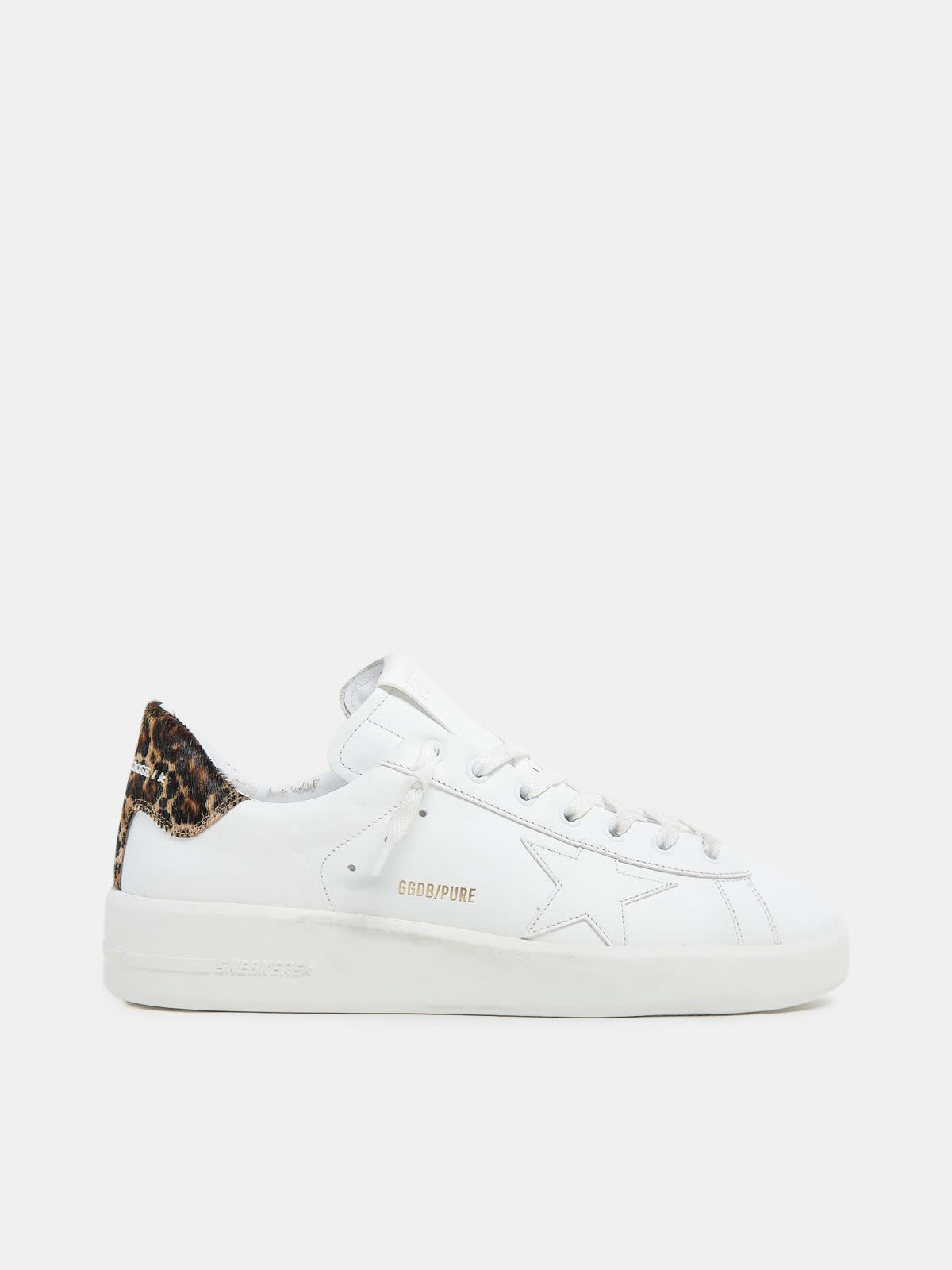 Men??s PURESTAR sneakers with leopard-print heel tab